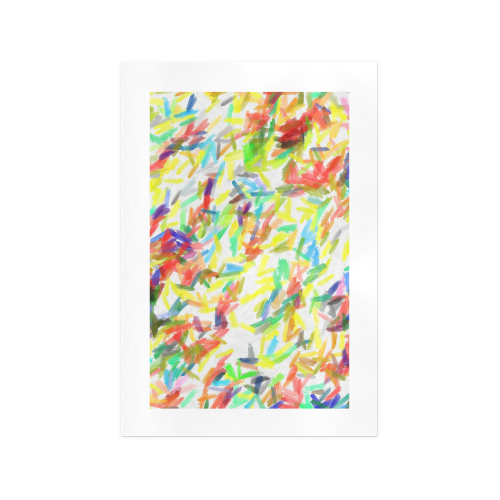 Colorful brush strokes Art Print 13‘’x19‘’