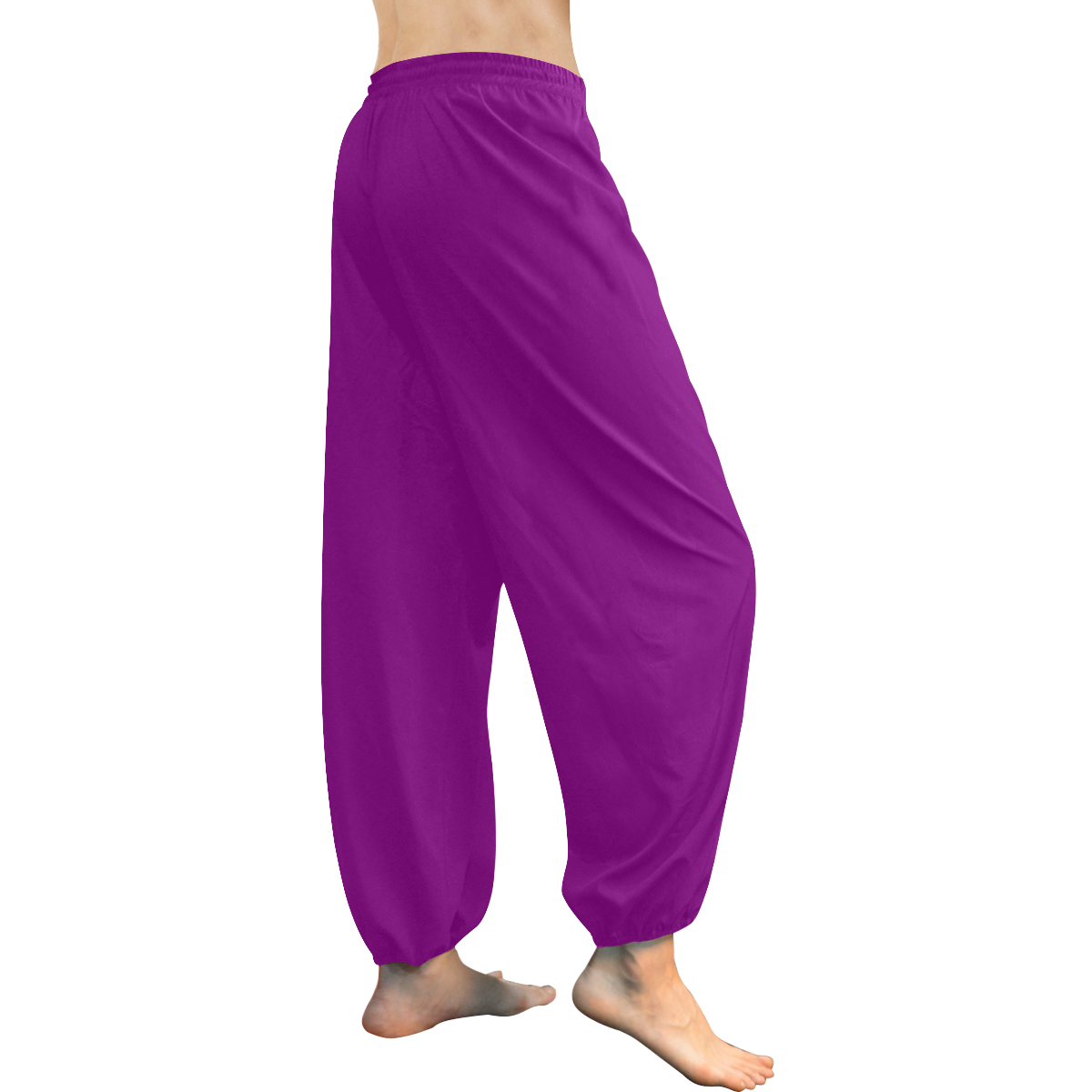 color purple Women's All Over Print Harem Pants (Model L18)