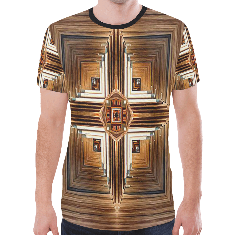 Emblem New All Over Print T-shirt for Men (Model T45)