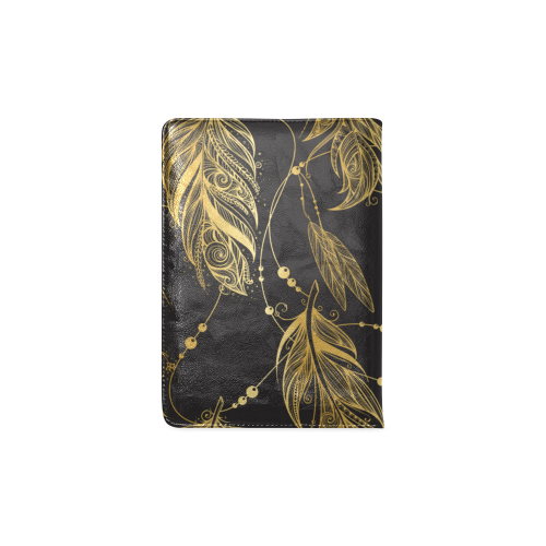 Gold Feathers Custom NoteBook A5