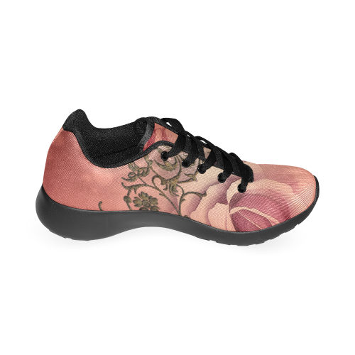 Wonderful roses with floral elements Women’s Running Shoes (Model 020)