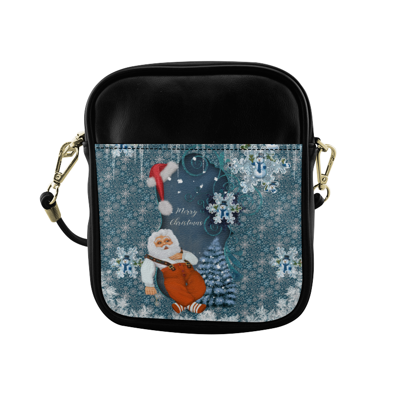 Funny Santa Claus Sling Bag (Model 1627)