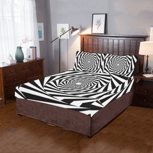 Spiral 3-Piece Bedding Set