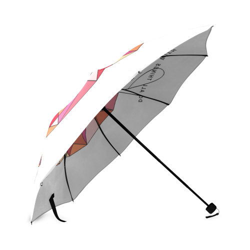 RED HEART WIREFRAME Foldable Umbrella (Model U01)