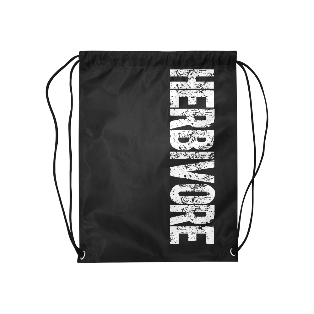 Herbivore (vegan) Medium Drawstring Bag Model 1604 (Twin Sides) 13.8"(W) * 18.1"(H)