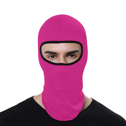 color Barbie pink All Over Print Balaclava