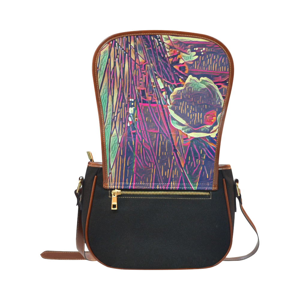 Cosmos perfection digital art Saddle Bag/Small (Model 1649)(Flap Customization)