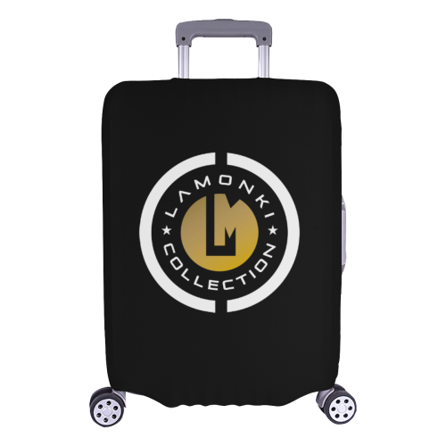 White Emblem G black Luggage Cover/Large 26"-28"