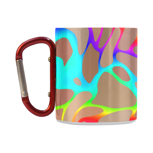 Colorful wavy shapes Classic Insulated Mug(10.3OZ)