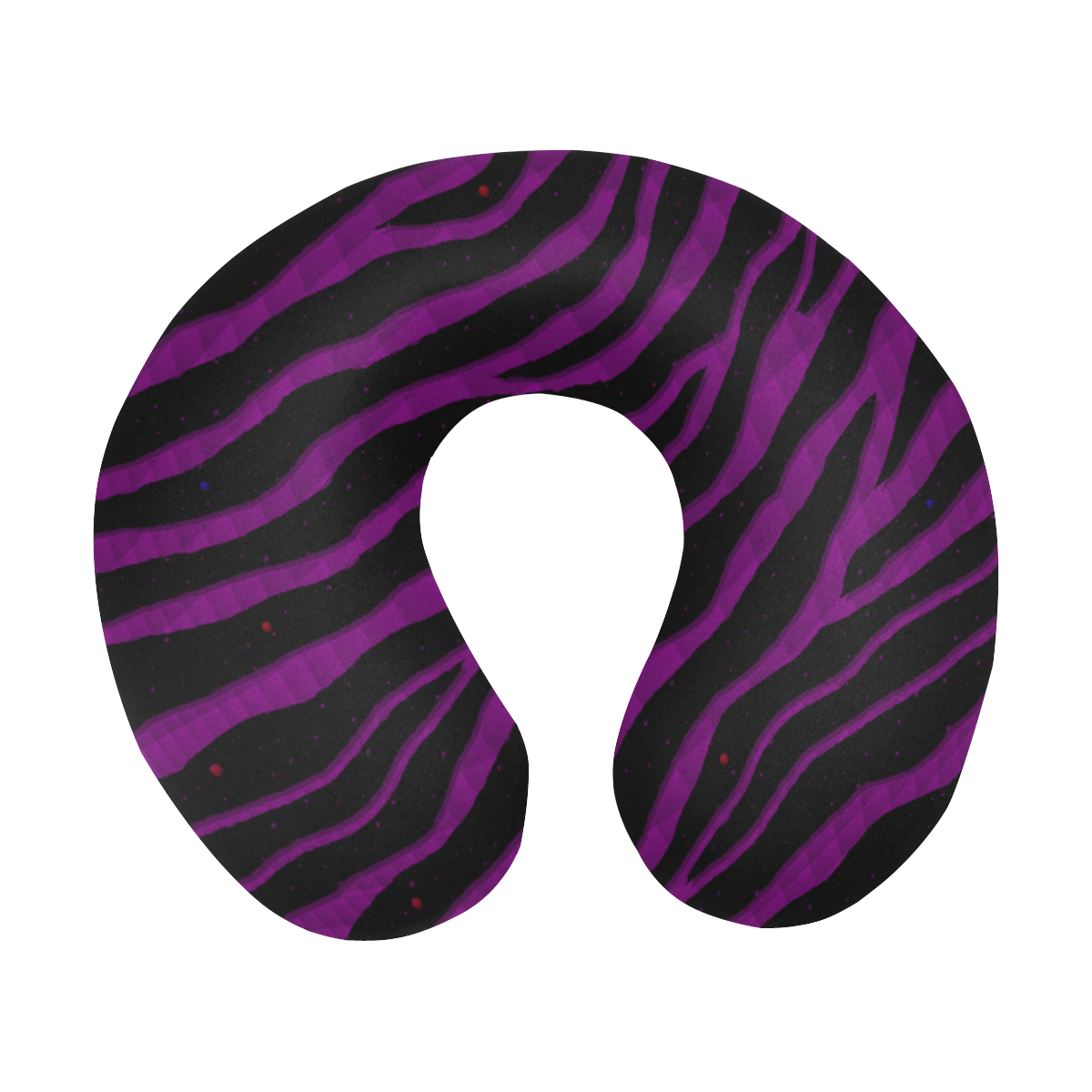 Ripped SpaceTime Stripes - Purple U-Shape Travel Pillow