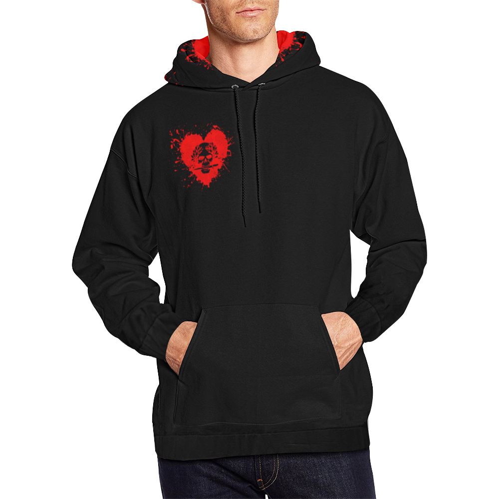 Cuore Ardito All Over Print Hoodie for Men/Large Size (USA Size) (Model H13)