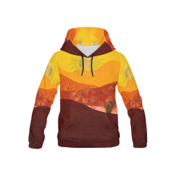 In The Desert All Over Print Hoodie for Kid (USA Size) (Model H13)