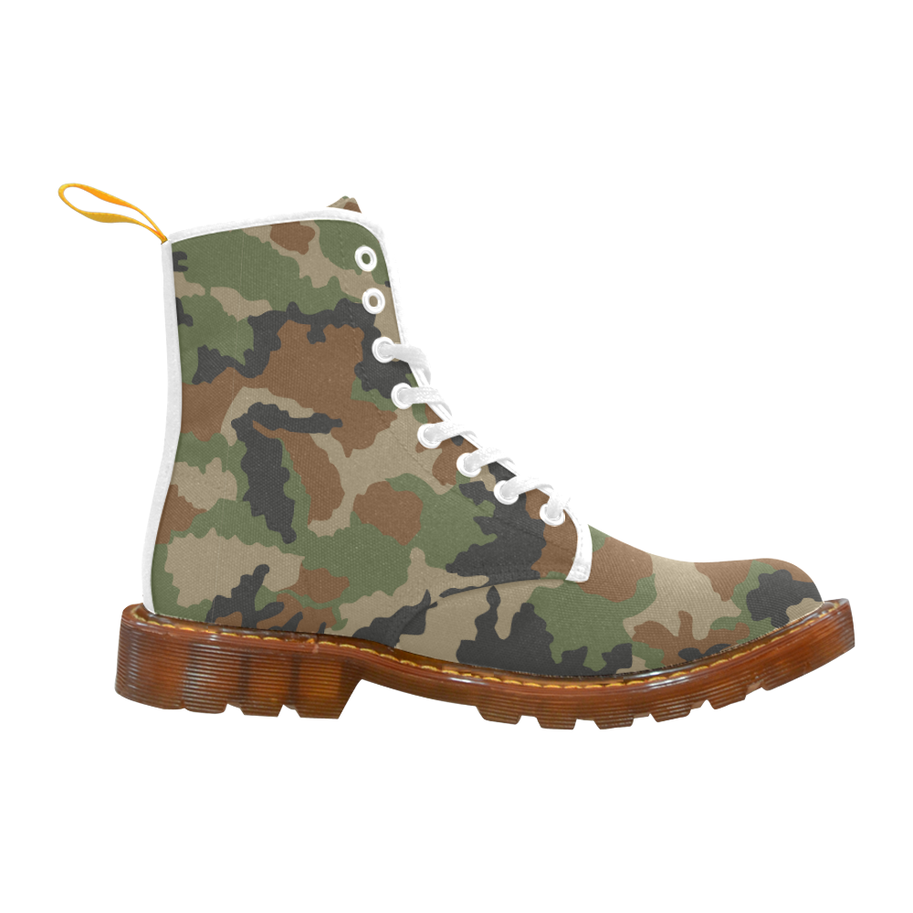 woodland camouflage pattern Martin Boots For Women Model 1203H