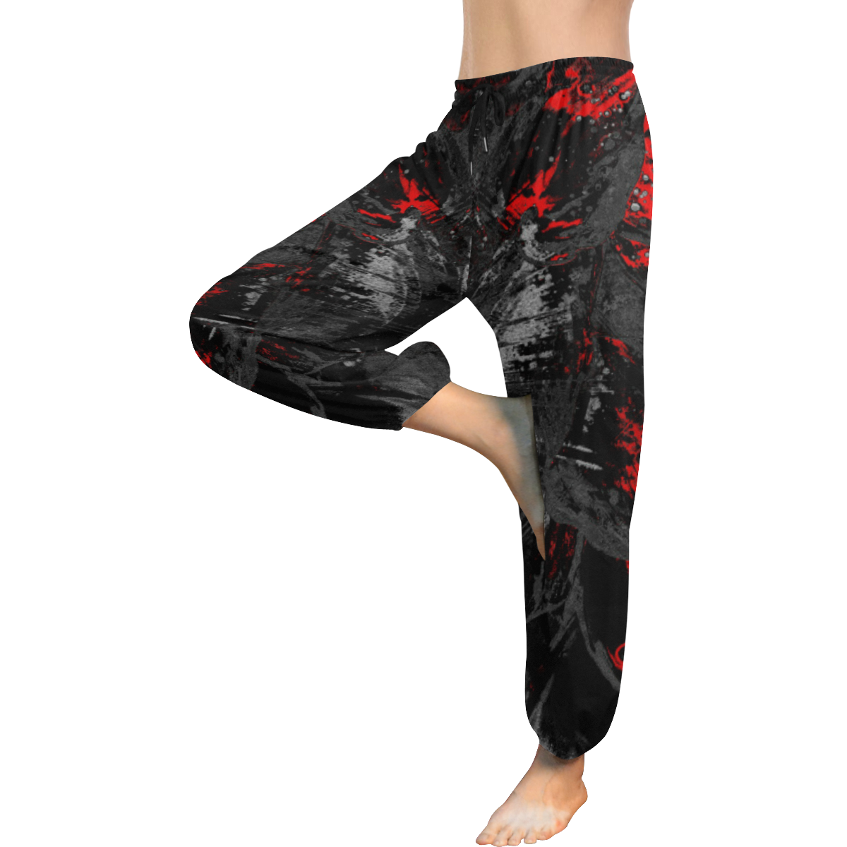 wheelVibe_8500 120 TIGER MADDNESS low Women's All Over Print Harem Pants (Model L18)