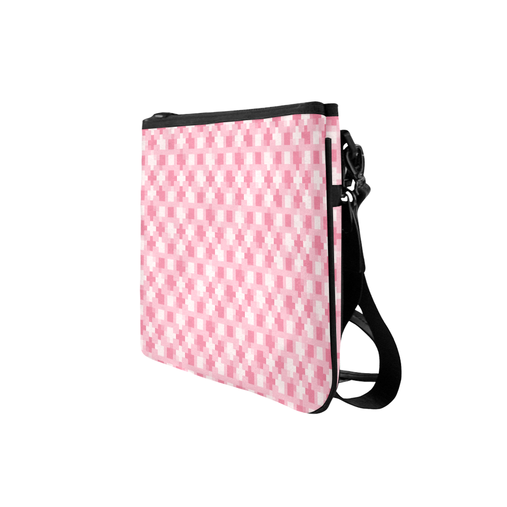 pink pattern Slim Clutch Bag (Model 1668)