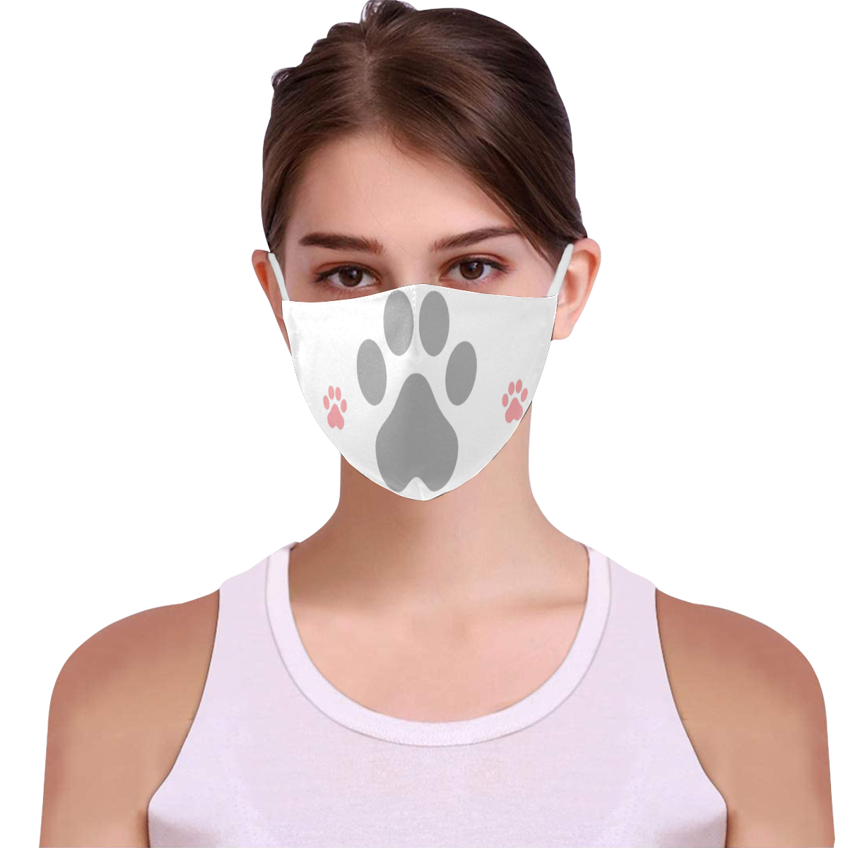 Dog lover 3D Mouth Mask with Drawstring (60 Filters Included) (Model M04) (Non-medical Products)