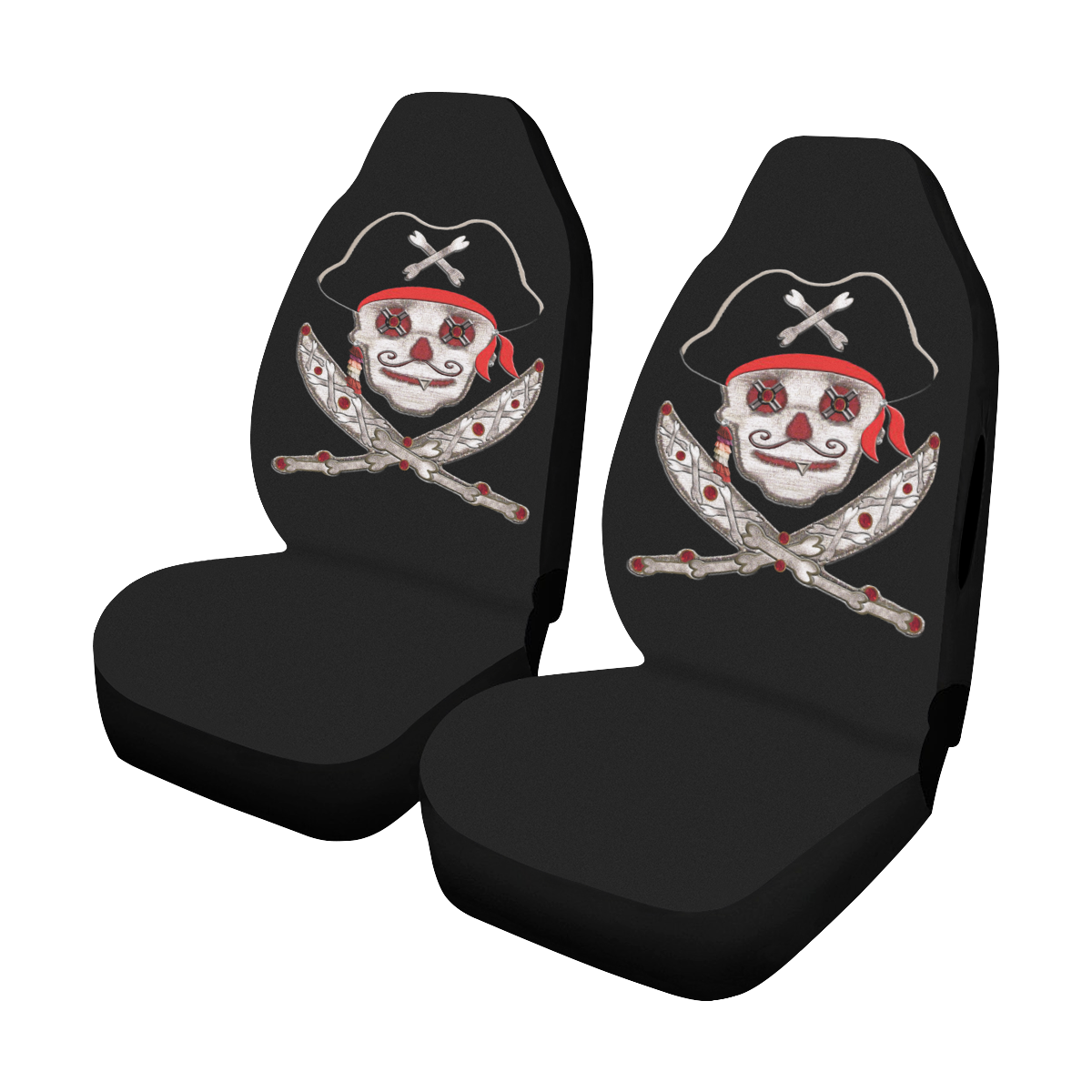 Sisal Pirate Car Seat Cover Airbag Compatible (Set of 2)