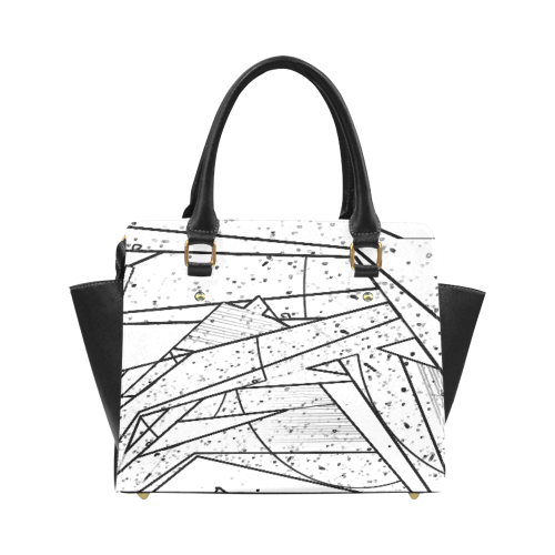 Abstract Pop Art v2 Classic Shoulder Handbag (Model 1653)