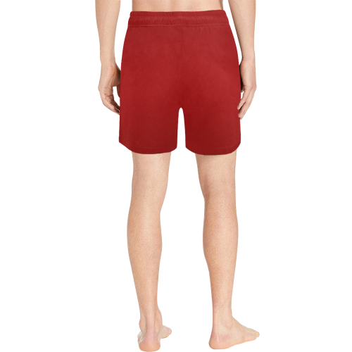 Canada Flag Shorts Canada Swim Trunks Men's Mid-Length Swim Shorts (Model L39)