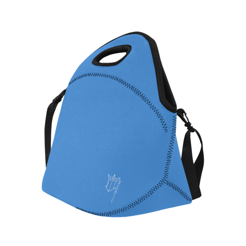 AYA BLANCO CYAN Lunch Bag Neoprene Lunch Bag/Large (Model 1669)