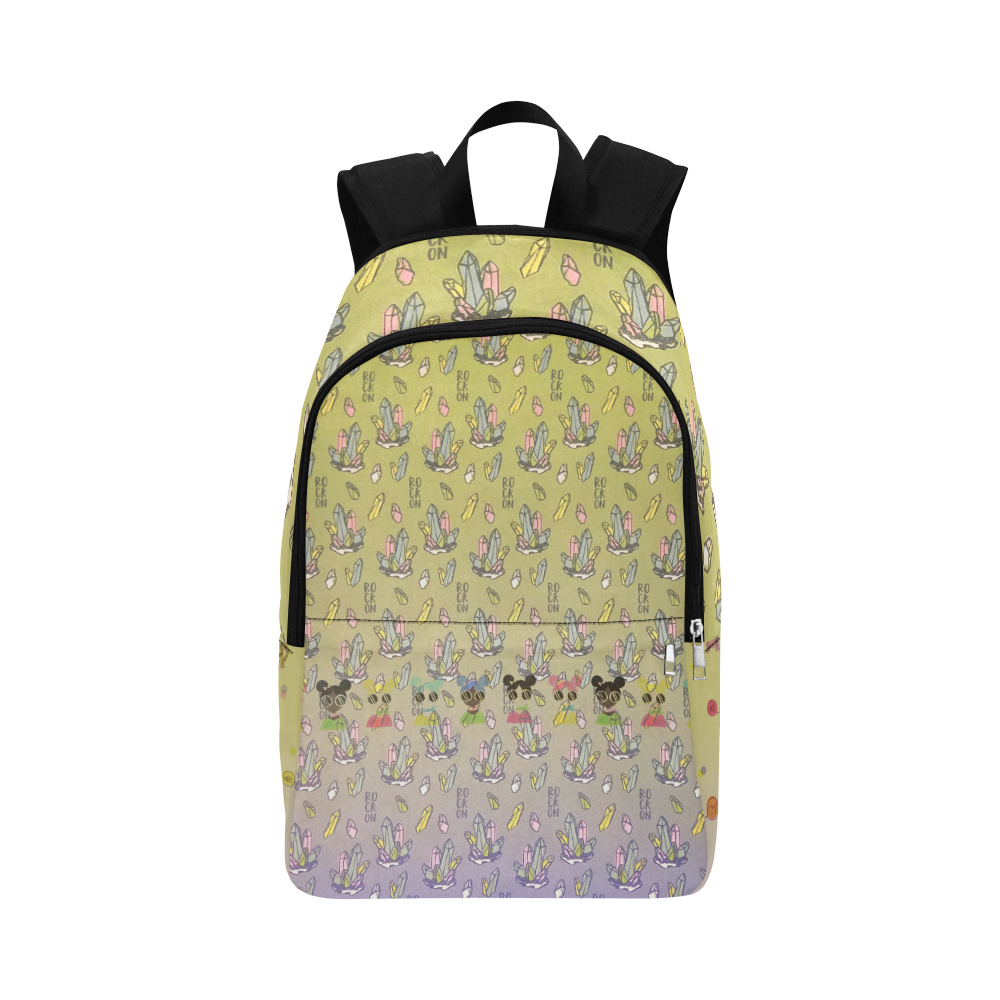 Funky Magic Rock Girls Fabric Backpack for Adult (Model 1659)