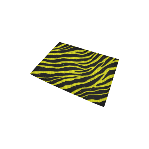 Ripped SpaceTime Stripes - Yellow Area Rug 2'7"x 1'8‘’