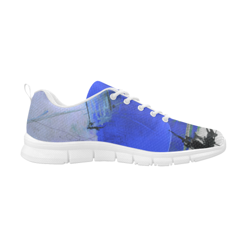 LUA blue Men's Breathable Running Shoes (Model 055)