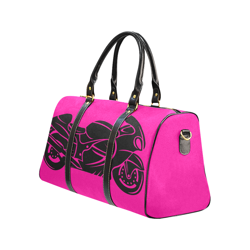 Busa Pink New Waterproof Travel Bag/Large (Model 1639)