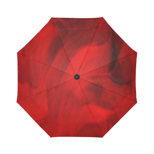 Red swirl umbrella Auto-Foldable Umbrella (Model U04)