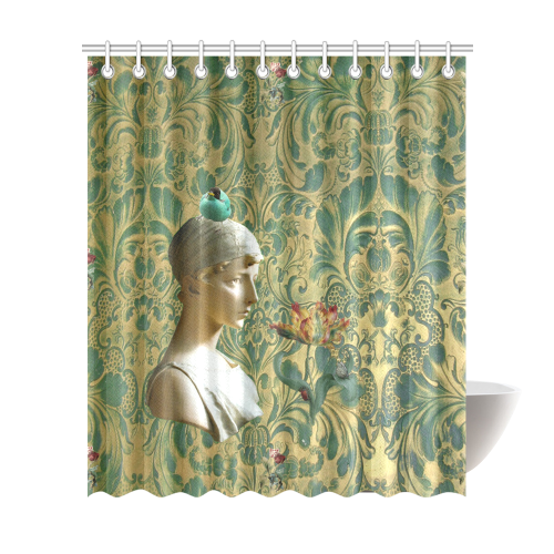 Tulip Girl Shower Curtain 72"x84"