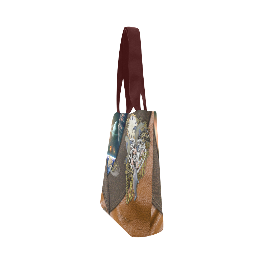 our dimension of Time Canvas Tote Bag (Model 1657)