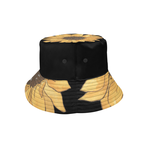 LG Sunflower All Over Print Bucket Hat for Men