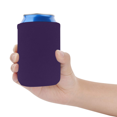 color Russian violet Neoprene Can Cooler 4" x 2.7" dia.