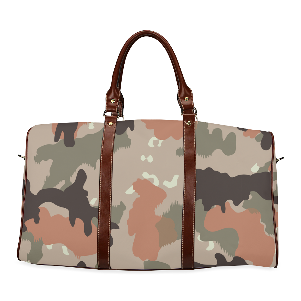 Desert camouflage Waterproof Travel Bag/Small (Model 1639)