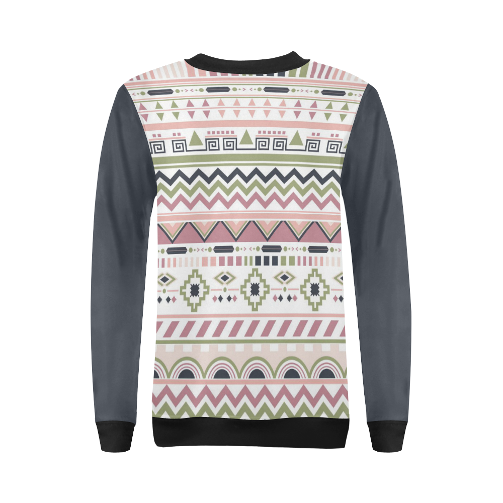 SPRING All Over Print Crewneck Sweatshirt for Women (Model H18)