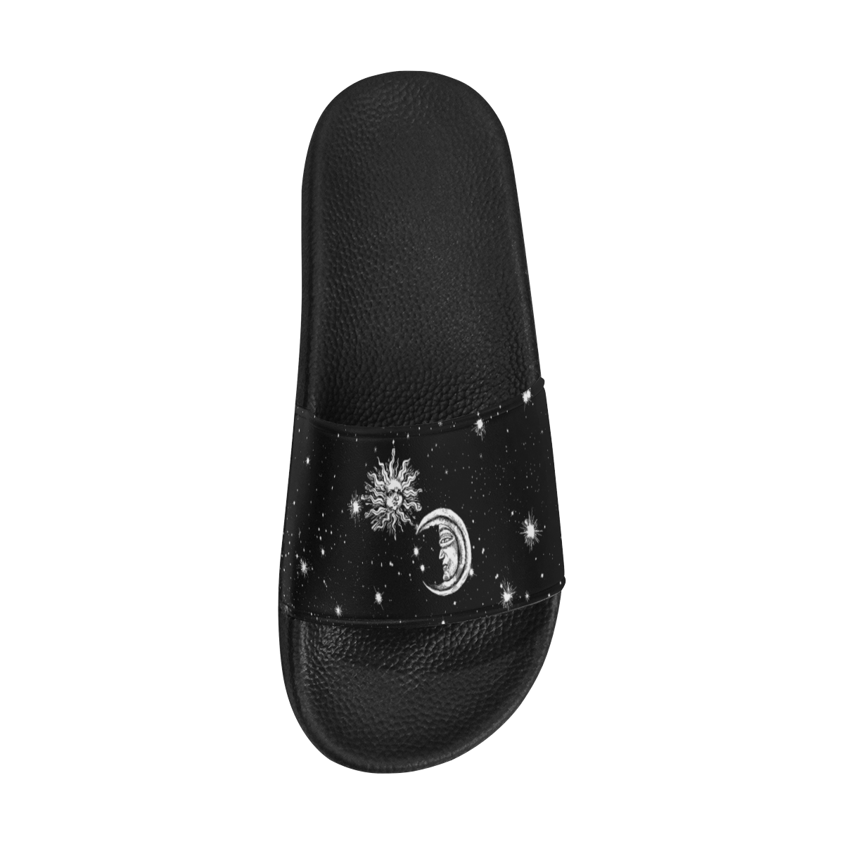 Mystic Stars, Moon and Sun Men's Slide Sandals/Large Size (Model 057)