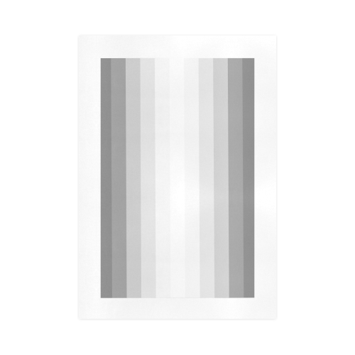 Black, grey, white multicolored stripes Art Print 16‘’x23‘’