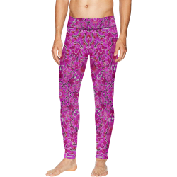 flowering and blooming to bring happiness Men's All Over Print Leggings (Model L38)