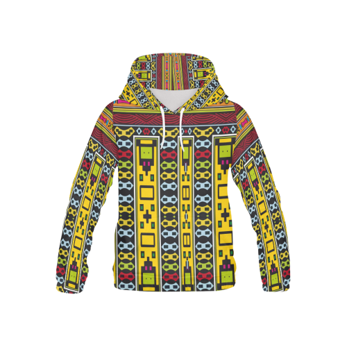 Shapes rows All Over Print Hoodie for Kid (USA Size) (Model H13)