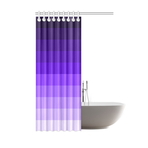 Purple stripes Shower Curtain 48"x72"