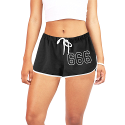 baphometneghybrid6000 Women's All Over Print Relaxed Shorts (Model L19)