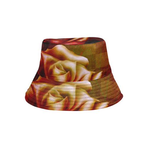 Wonderful red roses All Over Print Bucket Hat