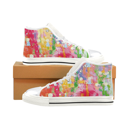 15kd High Top Canvas Shoes for Kid (Model 017)