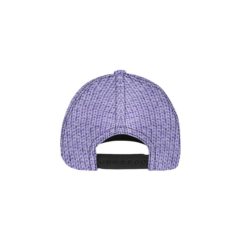 Knitted Wool lilac All Over Print Dad Cap C (6-Pieces Customization)