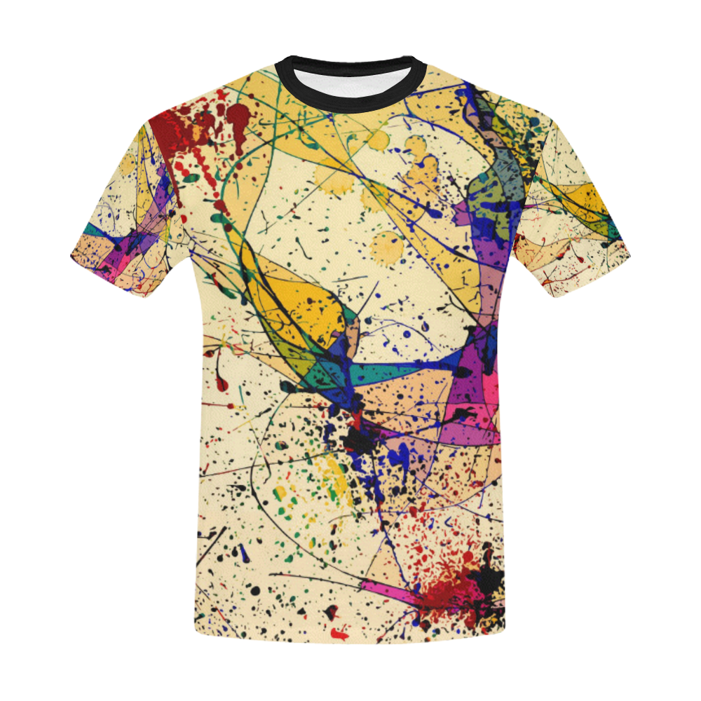 Paint All Over Print T-Shirt for Men/Large Size (USA Size) Model T40)
