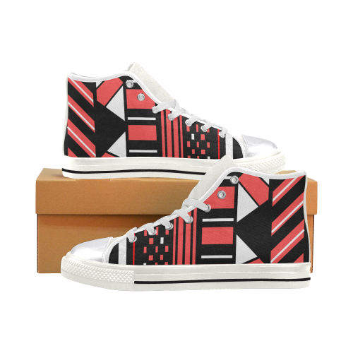 African Pride high-top shoes Women's Classic High Top Canvas Shoes (Model 017)