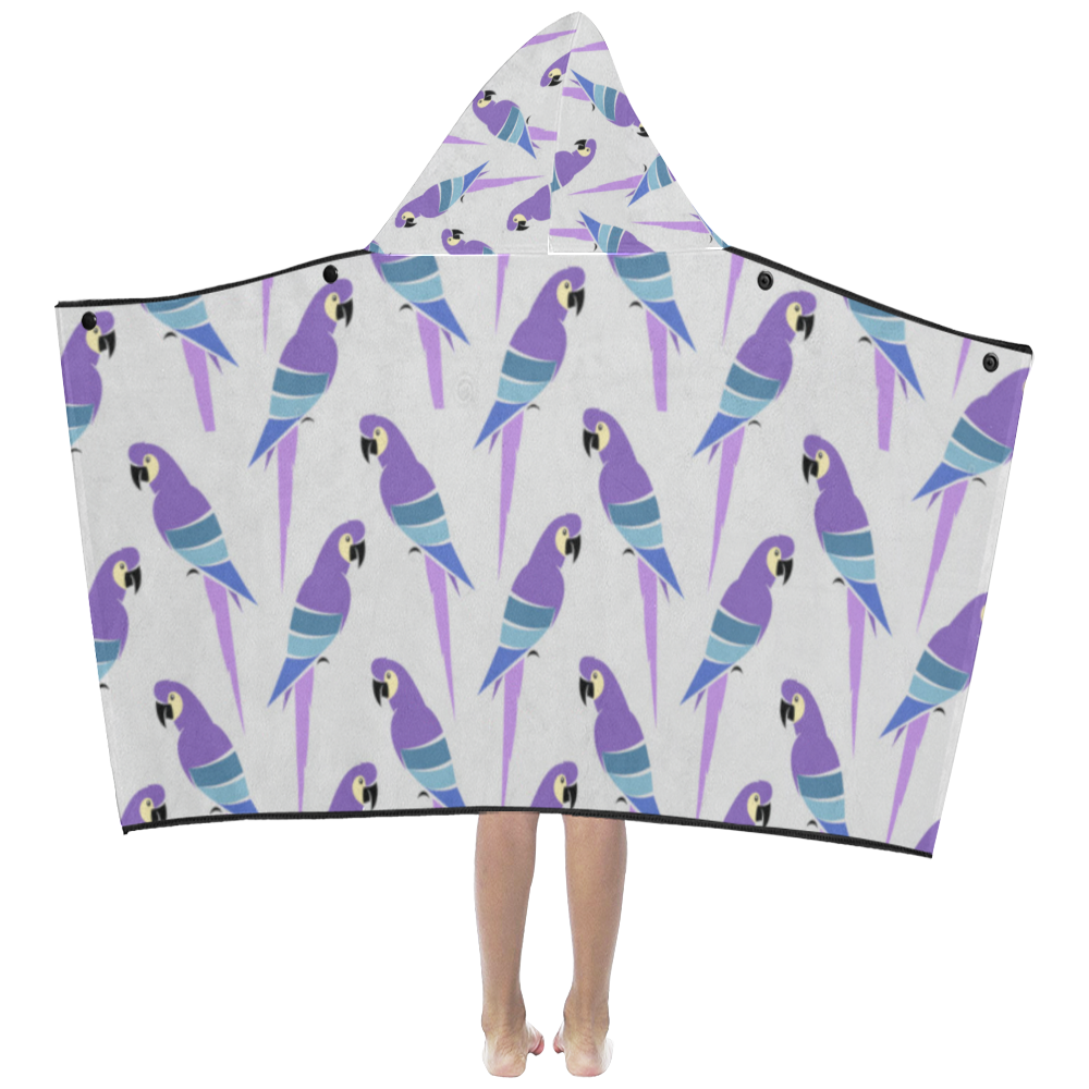 parrot life Kids' Hooded Bath Towels