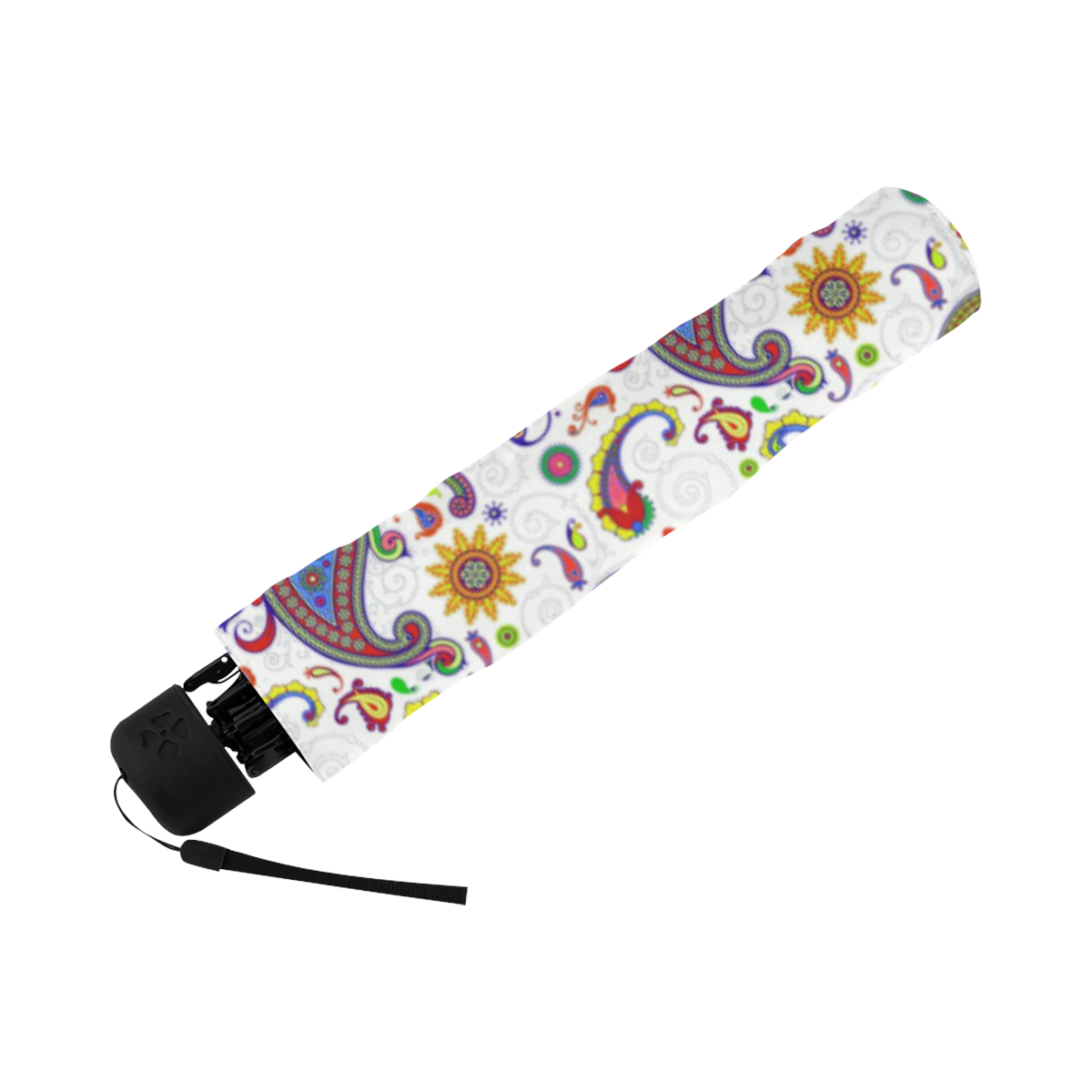 Bright paisley Anti-UV Foldable Umbrella (U08)