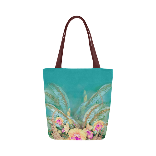 Tropical Orchid 1 Canvas Tote Bag (Model 1657)