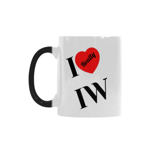 I heart IW Custom Morphing Mug